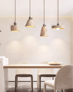 Terraform Travertine Pendant Light