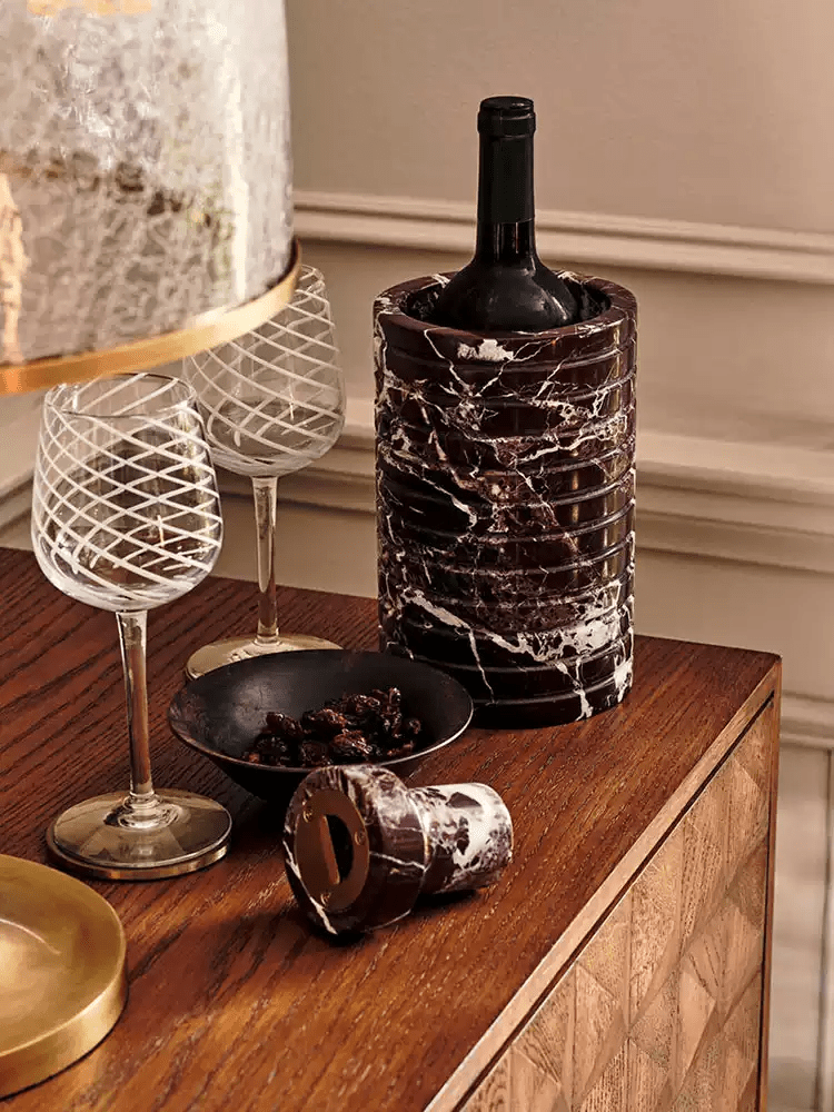 Rosso Levanto Marble Vessel