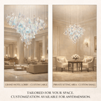 Iris Iridescent Blossom Chandelier