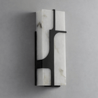 Aurevon Alabaster Wall Sconce
