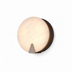 Solaris Halo Alabaster Wall Light