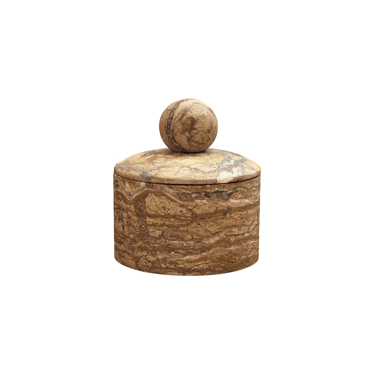 Strata Sphere Stone Storage Box