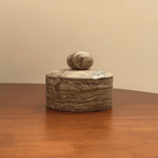 Strata Sphere Stone Storage Box
