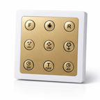 Gold Wireless Wall Switch