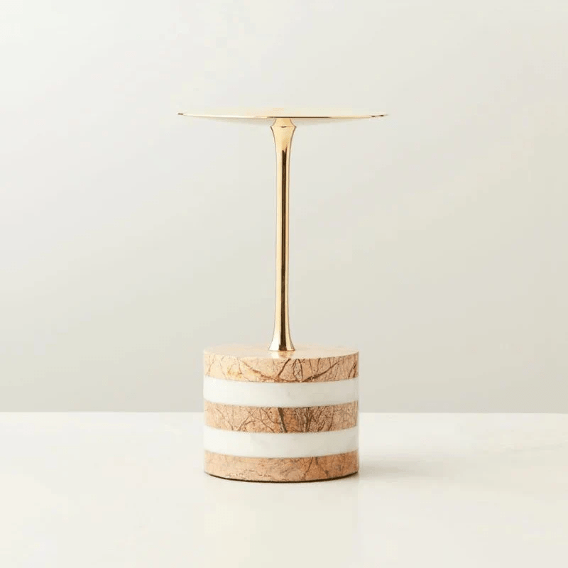 Strata Rise Marble Candle Holder