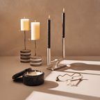 Strata Rise Marble Candle Holder
