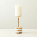 Strata Rise Marble Candle Holder