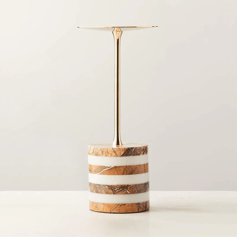 Strata Rise Marble Candle Holder