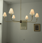 Aurelian Span Fabric Chandelier