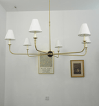 Aurelian Span Fabric Chandelier