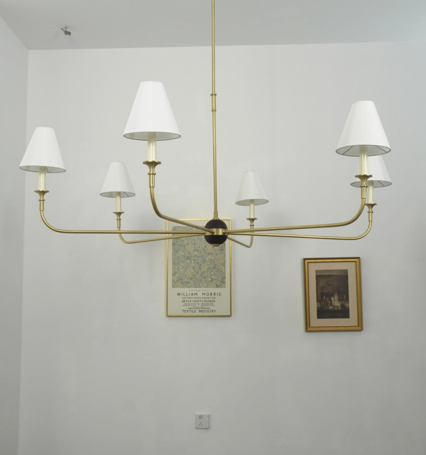 Aurelian Span Fabric Chandelier