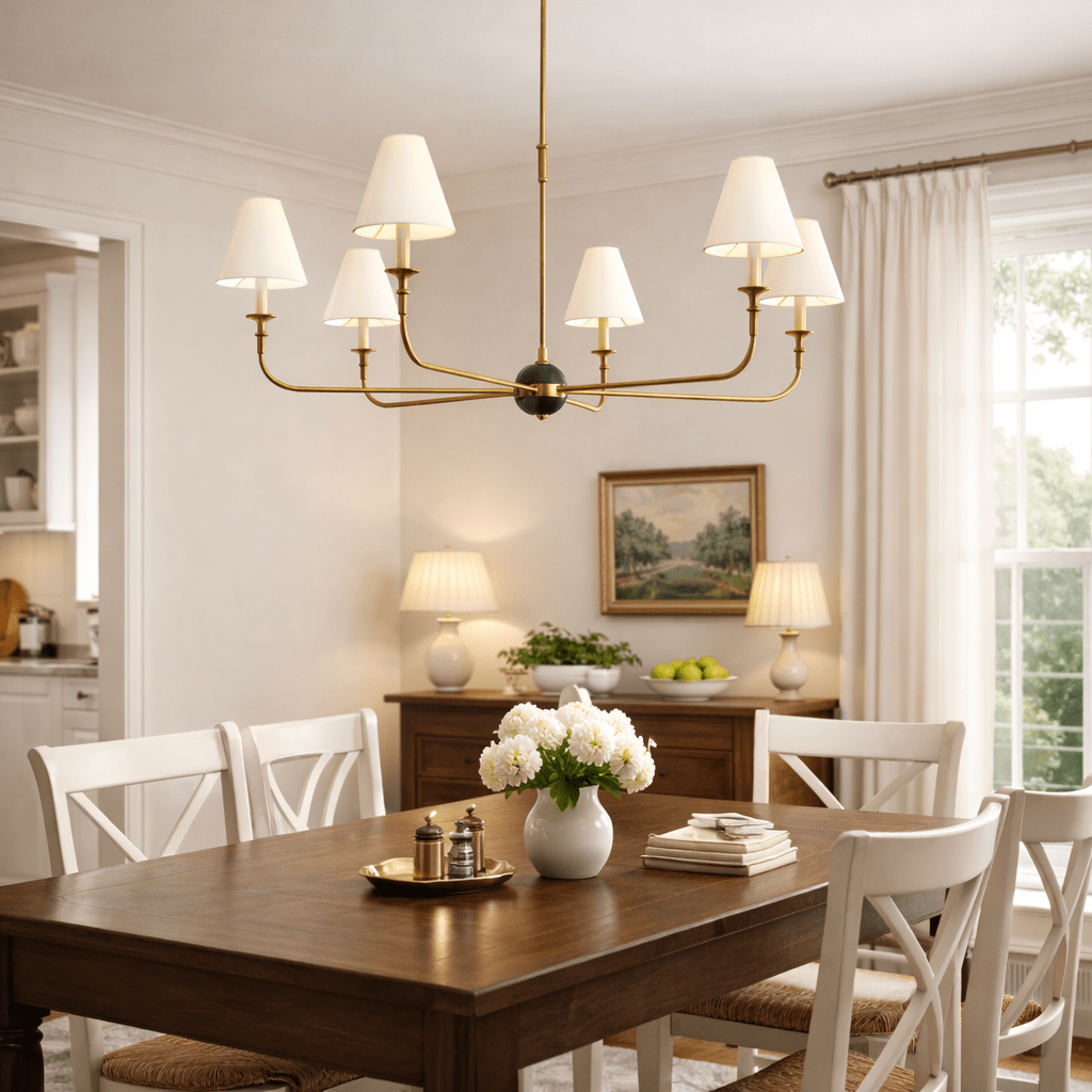 Aurelian Span Fabric Chandelier