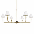 Aurelian Span Fabric Chandelier