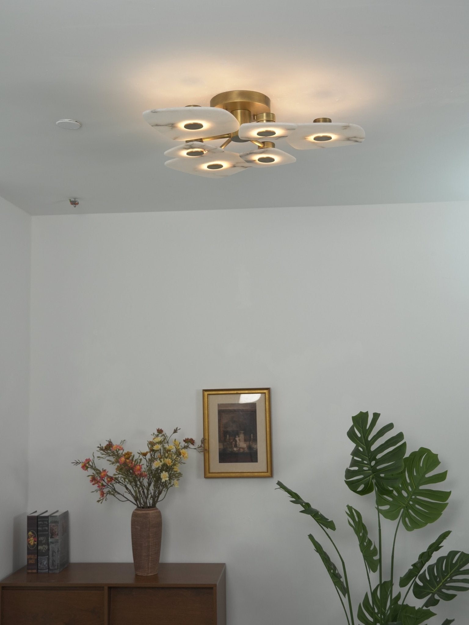 Holmdel Alabaster Ceiling Lamp