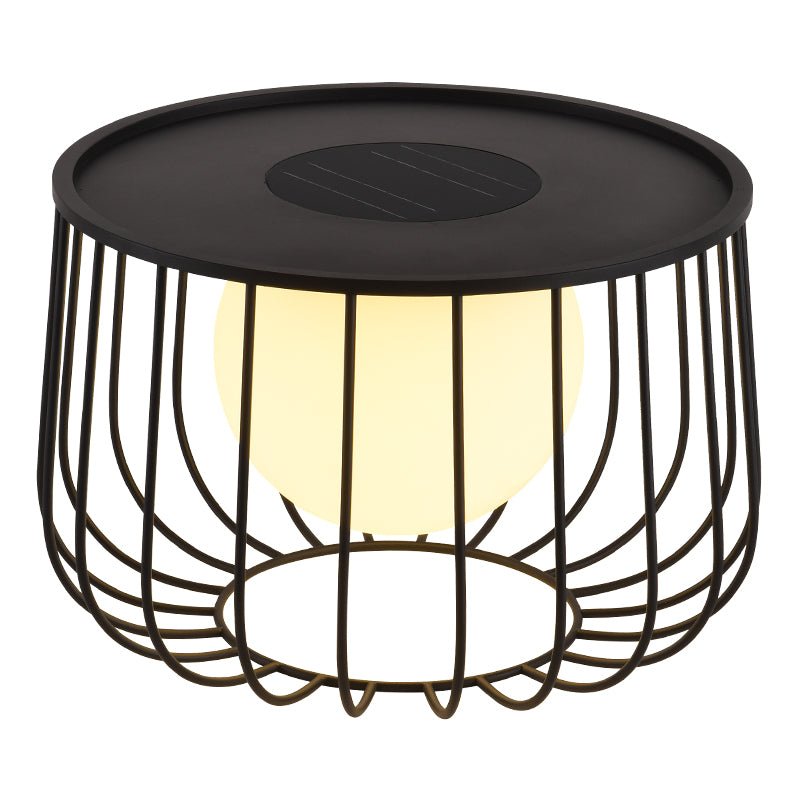 Rowan Cage Solar Lantern Outdoor Lamp
