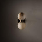 Alabaster Celestia Orb Wall Light