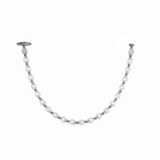 Glass Chain Chandelier