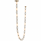 Glass Chain Chandelier