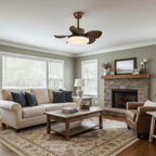 Terra Walnut Ceiling Fan Light