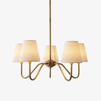 Opaluxe Brass Chandelier