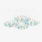 Iris Iridescent Blossom Chandelier