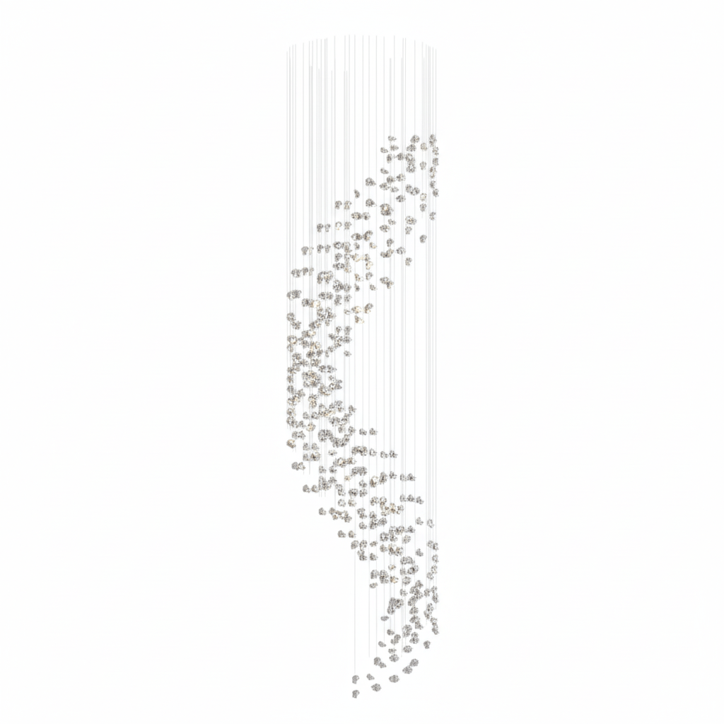 Raw Crystal Customize Chandelier