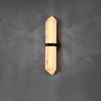 Alabaster Obelisk Wall Sconce