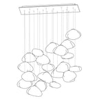 Blown Glass Mesh Pendant Light