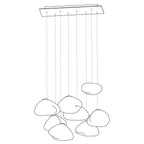 Blown Glass Mesh Pendant Light