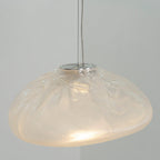 Blown Glass Mesh Pendant Light