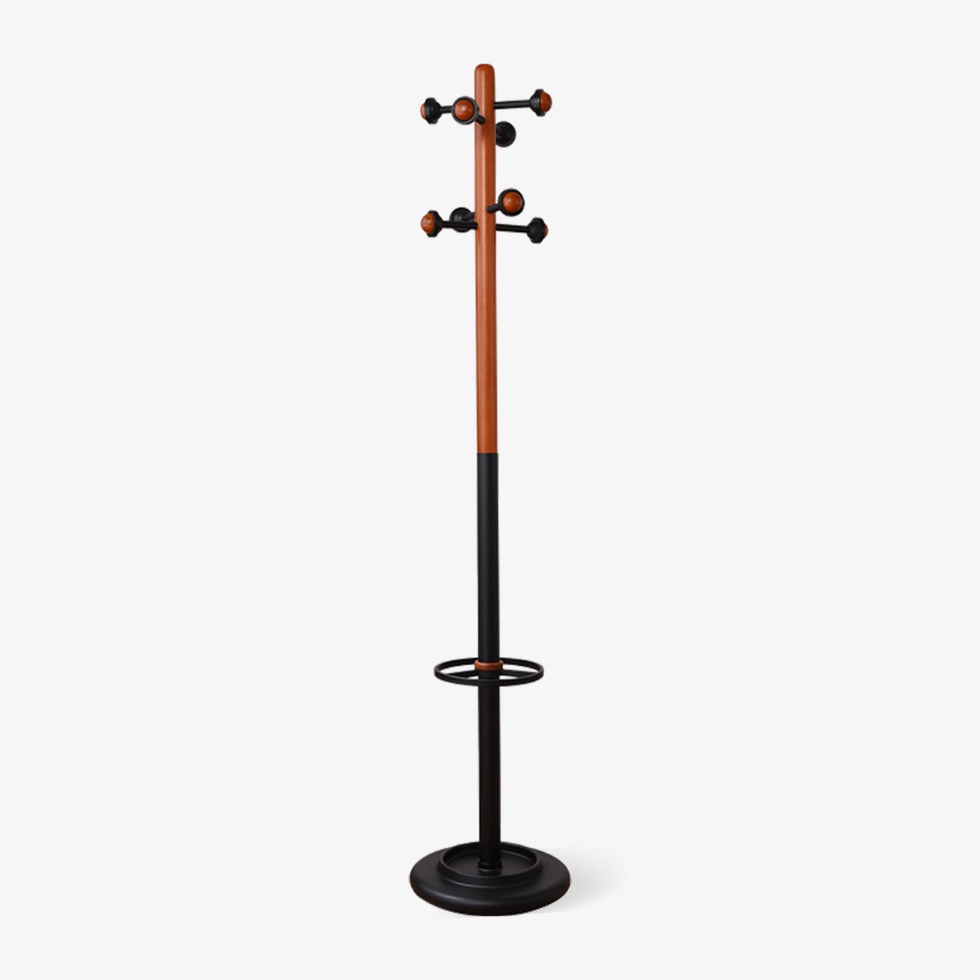 Nordic Wooden Coat Rack