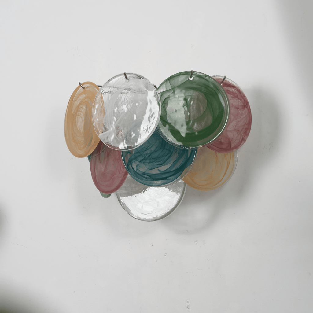 Lunaria Disc Murano Wall Lamp