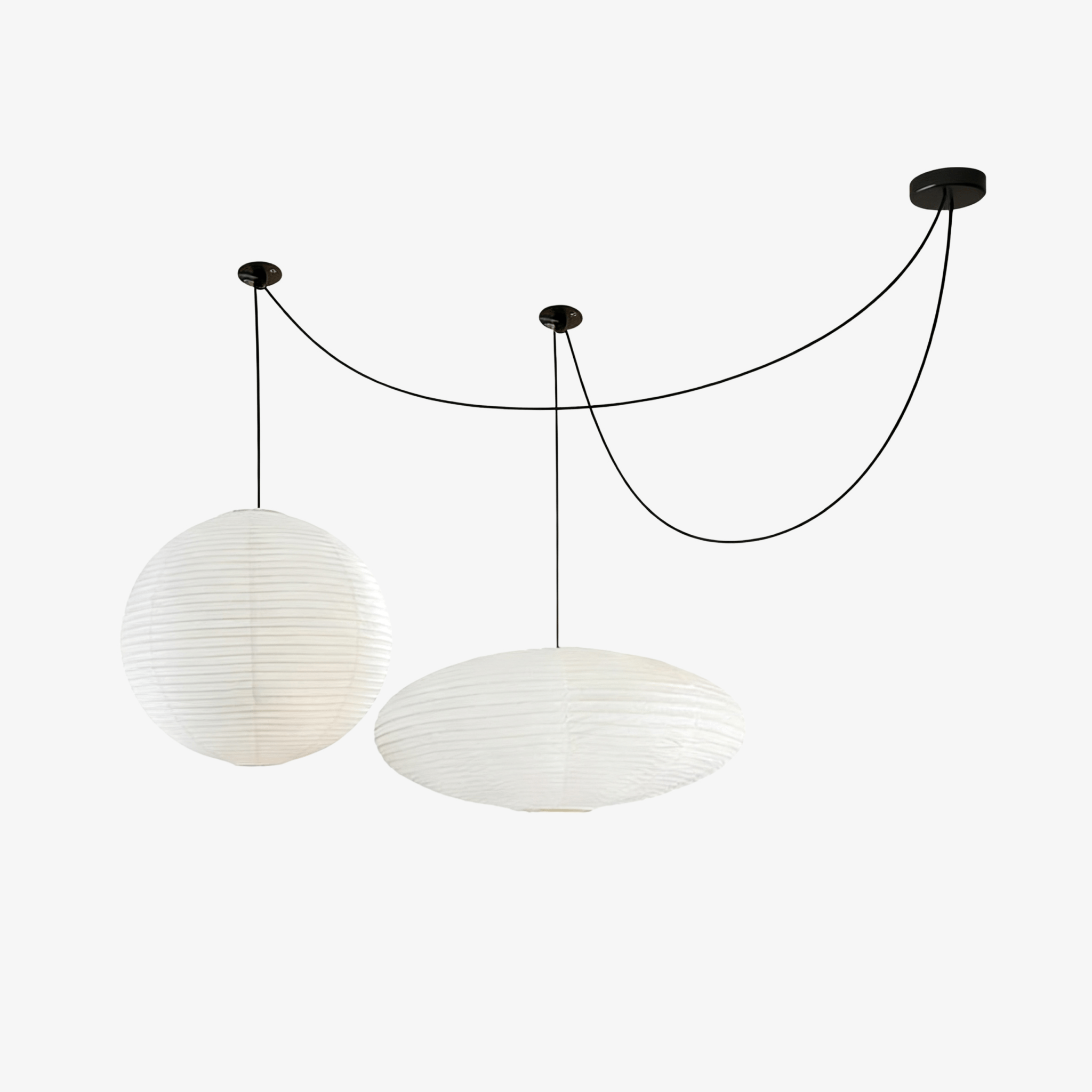 Washi Paper Whimsy Pendant Lamp