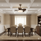 Terra Walnut Ceiling Fan Light