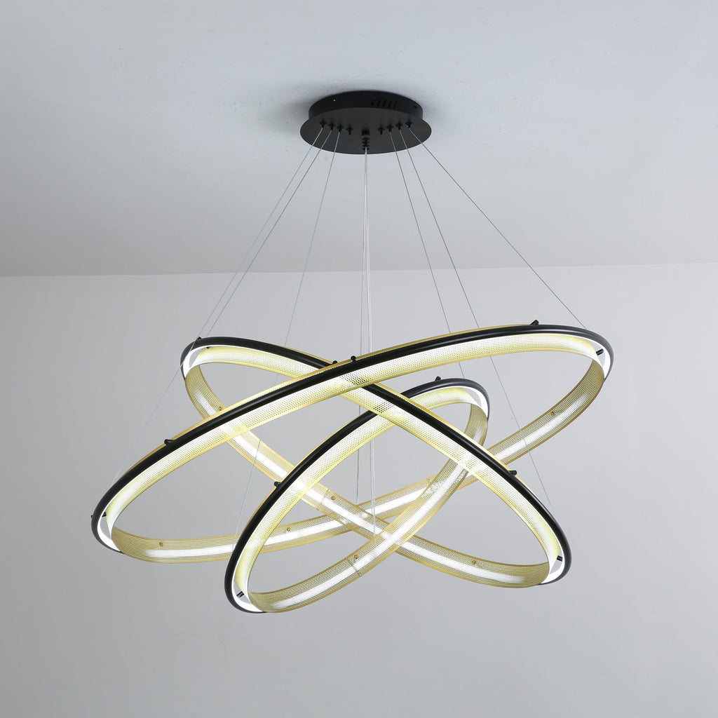 Acrylic LED Round Chandelier