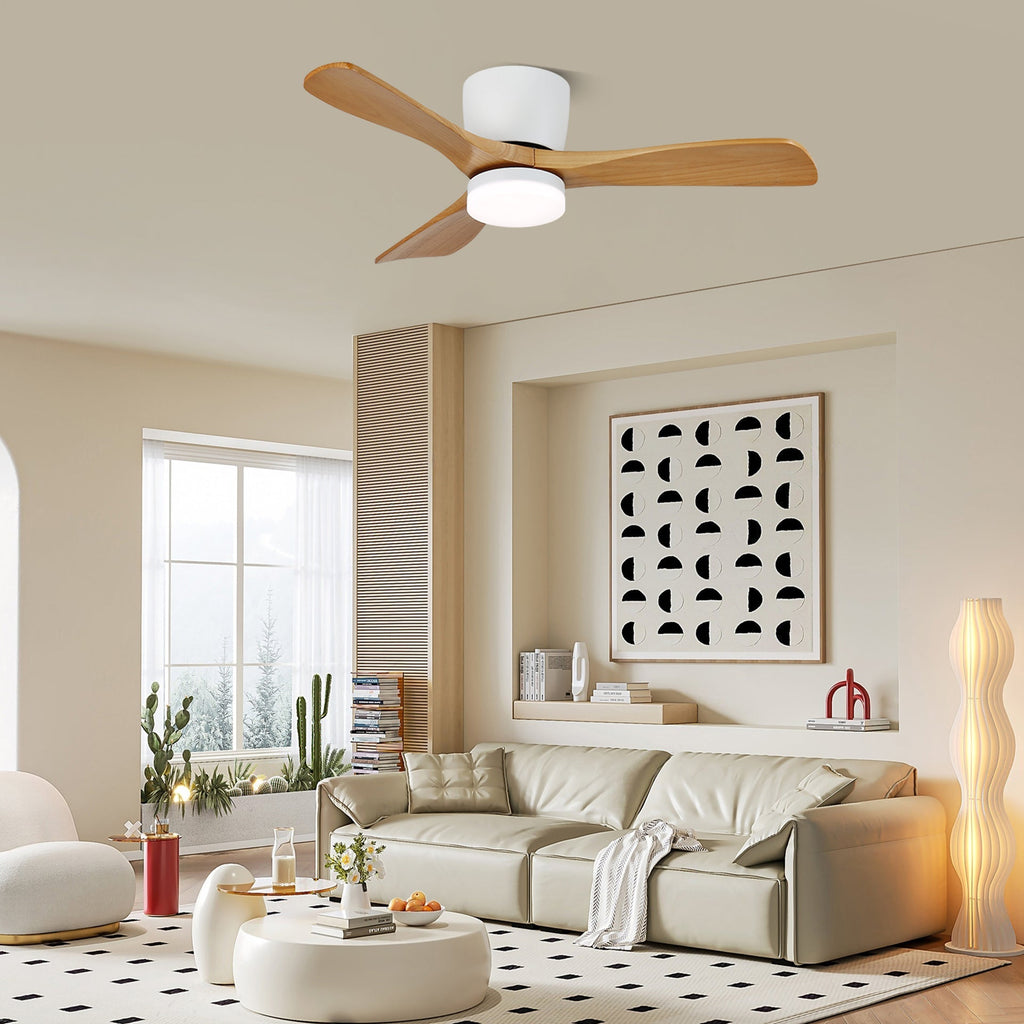 Aerodynamics Wooden 48"/52" Ceiling Fan Light