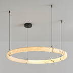 Alabaster Ring Pendant Lamp