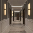 Alabaster Obelisk Wall Sconce