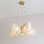 Alabaster Cascade Tiered Chandelier