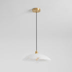 Alabaster Dome Swag Alabaster Pendant Lamp