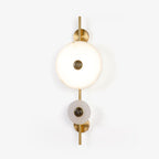 Alabaster Eclipse Wall Light