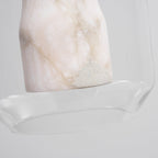 Alabaster Glass Cylinder Pendant Light