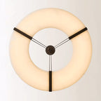 Alabaster Halo Pendant Light