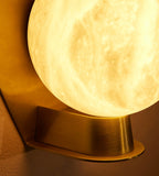 Alabaster Orb Alabaster Sconce