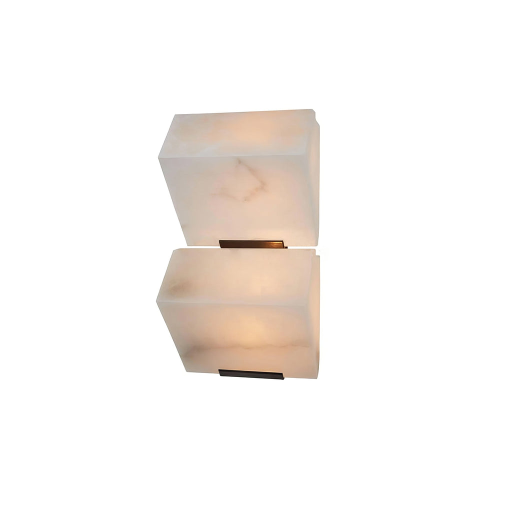 Alabaster Staircase Plug-in Wall Lamp