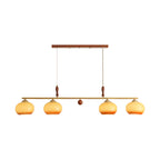Amber Trio Pendant Lamp