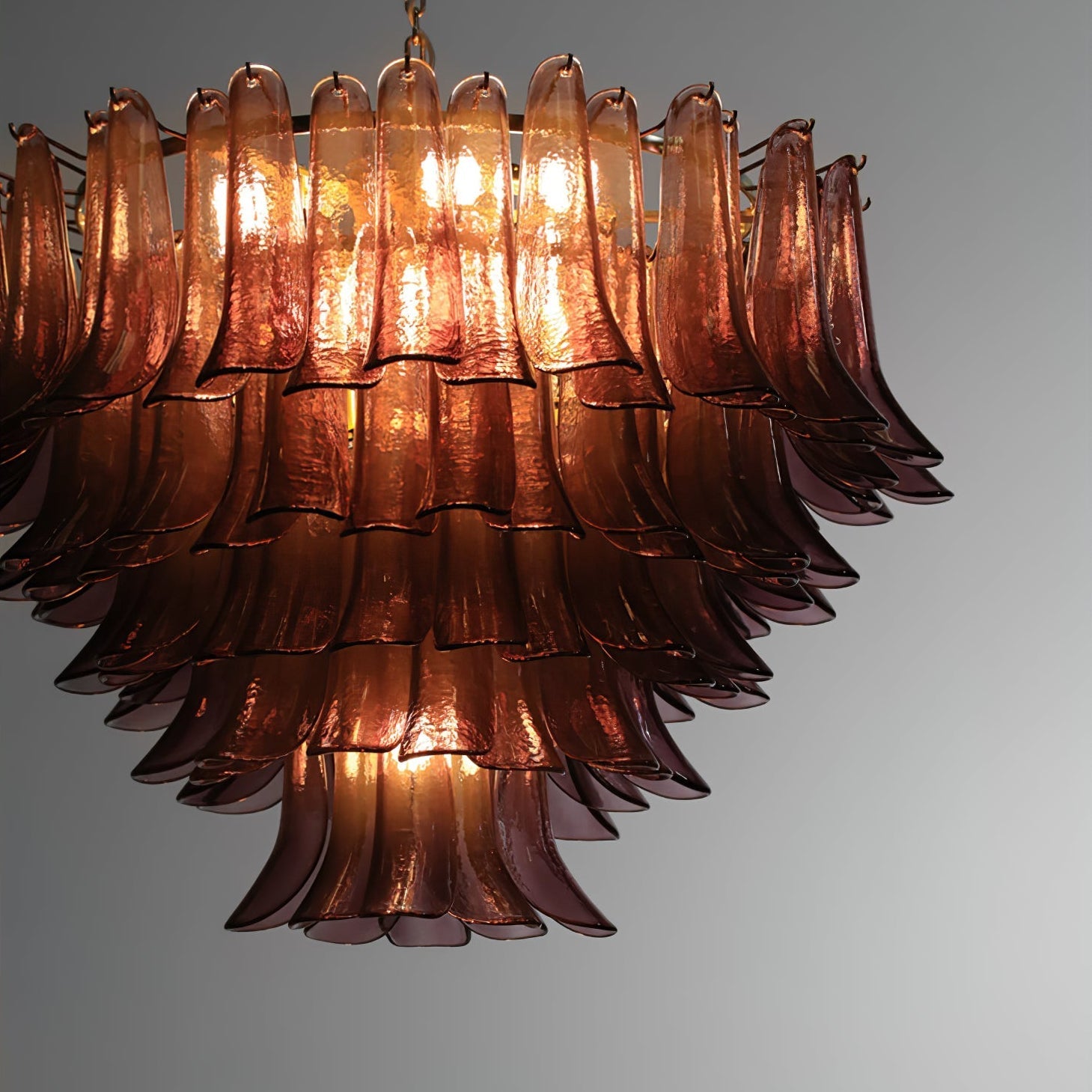 Amethyst Bloom Chandelier