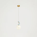 Animal And Moon Pendant Light
