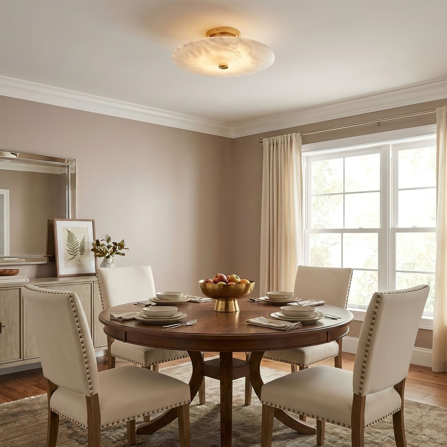 Ankeny Alabaster Ceiling Lamp