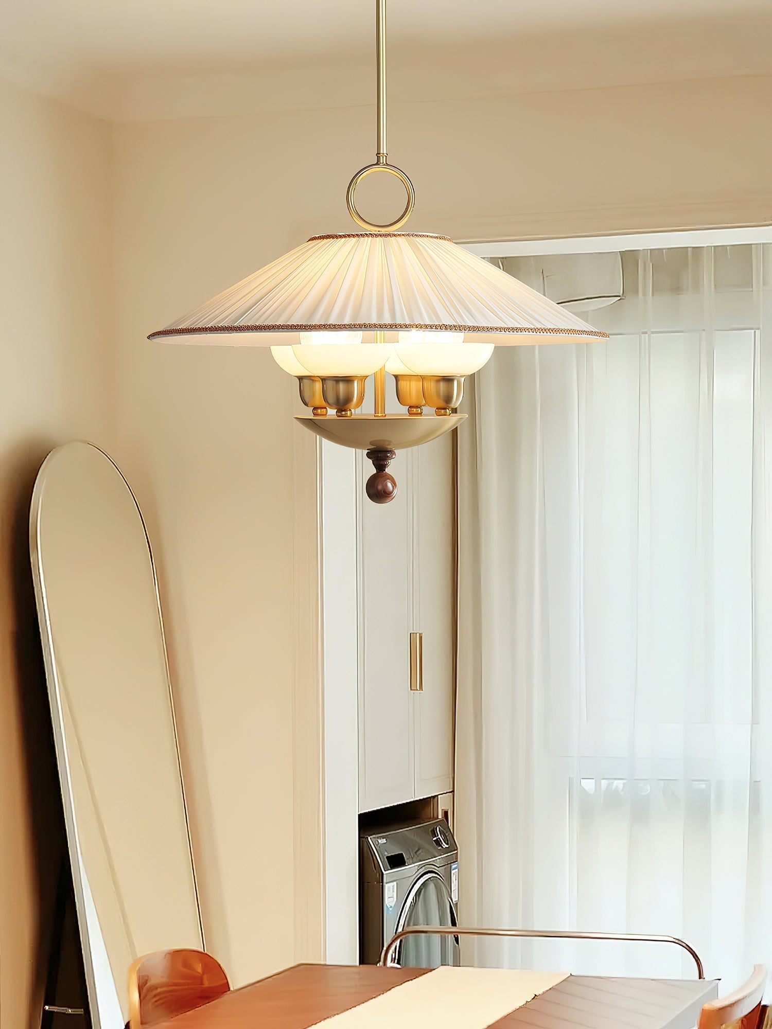 Arlena Pleated Shade Pendant Light